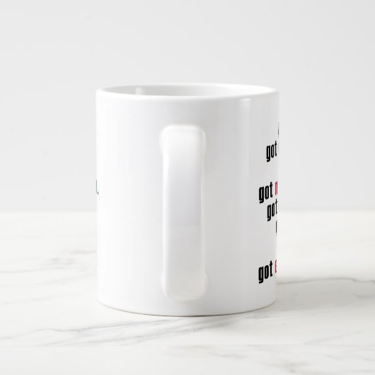 Got-Lean-Cup Jumbo-Tasse (Rückseite)