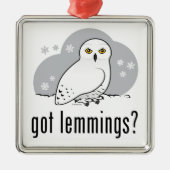 got Lemminge? Ornament Aus Metall (Vorne)
