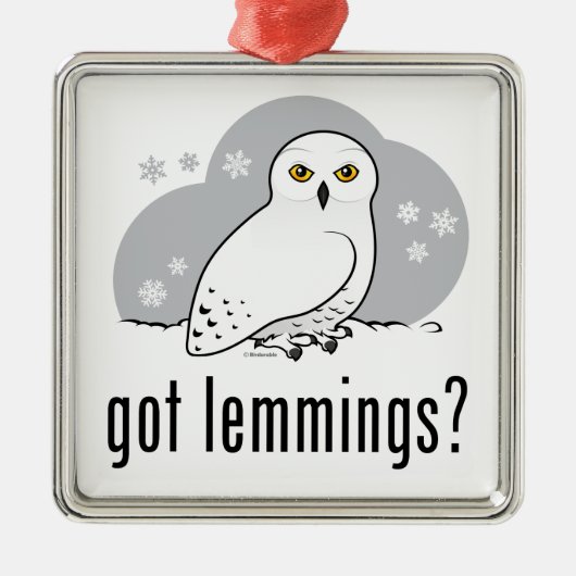 got Lemminge? Ornament Aus Metall (Vorne)