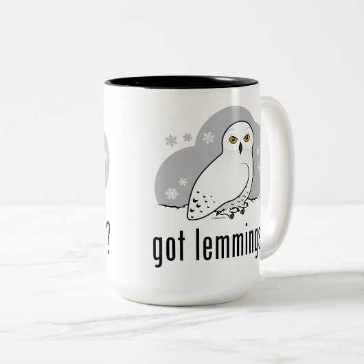 got Lemminge? Zweifarbige Tasse (VorderseiteRechts)