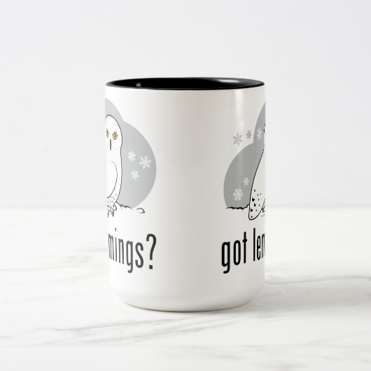 got Lemminge? Zweifarbige Tasse (Mittel)