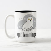 got Lemminge? Zweifarbige Tasse (Links)