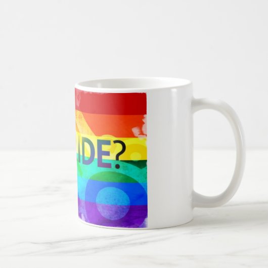Got-LGBT-Flagge Kaffeetasse (Rechts)