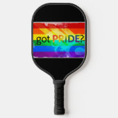 Got-LGBTQ-Regenbogenflagge Pickleball Schläger (Vorderseite)