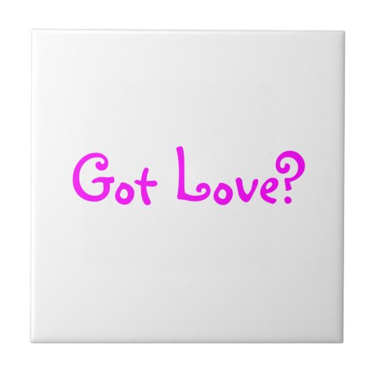 Got Liebe?-Fliesen Fliese (Vorderseite)