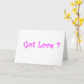Got Liebe?-Grußkarte Karte (Gelbe Blume)