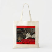 Got Liebe - Katzen auf einer Tasche (Vorne)