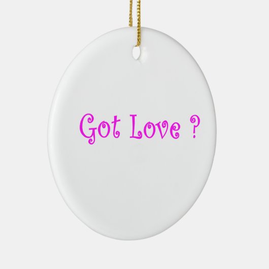 Got Liebe Keramik Ornament (Rechts)