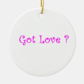 Got Liebe Keramik Ornament (Vorne)