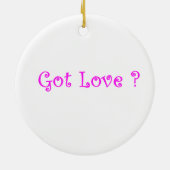 Got Liebe Keramik Ornament (Hinten)