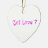 Got Liebe Keramikornament (Links)