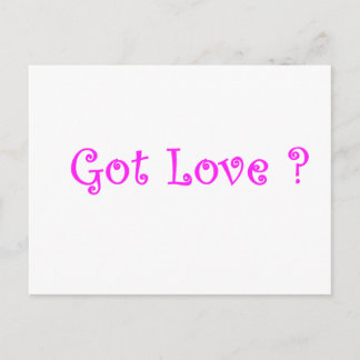 Got Liebe? Postkarte