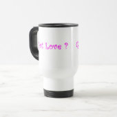 Got Liebe?-Tasse Reisebecher (Vorderseite Links)