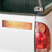 Got Linux? - Autoaufkleber (Auf Lkw)