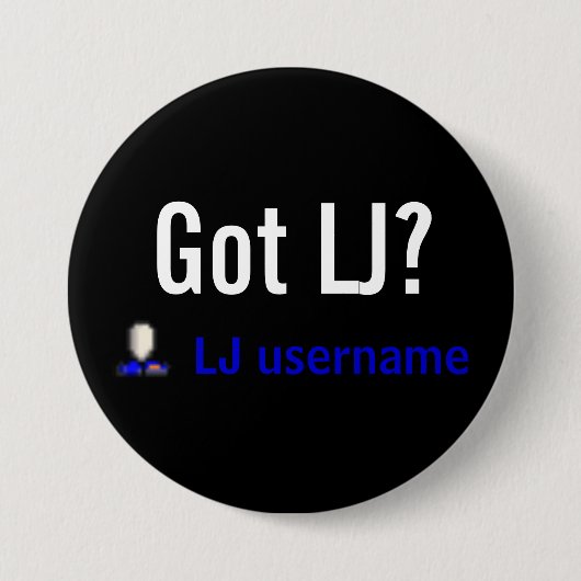Got LJ? Knopf Button (Vorderseite)