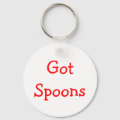 Got Löffel Schlüsselanhänger (Vorderseite)