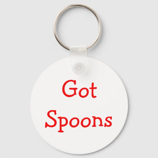 Got Löffel Schlüsselanhänger (Vorderseite)