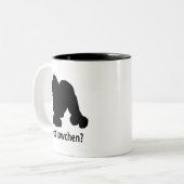 Got Lowchen Zweifarbige Tasse (Vorderseite Links)