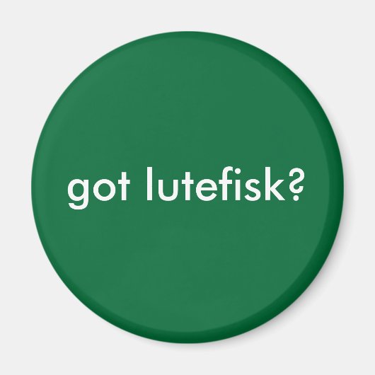 got Lutefisk? Funny Scandinavian Magnet (Vorne)
