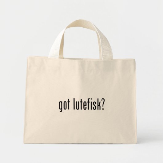 got Lutefisk?Tasche Mini Stoffbeutel (Vorne)