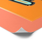 GOT MANNERS? English Bull Terrier pet art Poster (Ecke)