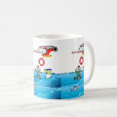 Got Mask? Man ertrinkt Tasse (VorderseiteRechts)