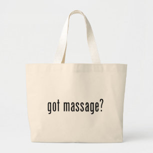 Got Massage-Massage-Therapeut-Tasche Jumbo Stoffbeutel
