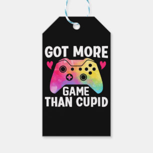 Got mehr Spiel als Cupid Valentine Video Game Geschenkanhänger