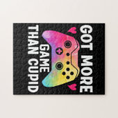 Got mehr Spiel als Cupid Valentine Video Game Puzzle (Horizontal)