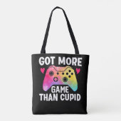 Got mehr Spiel als Cupid Valentine Video Game Tasche (Rückseite)