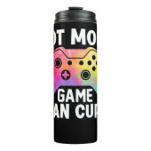 Got mehr Spiel als Cupid Valentine Video Game Thermosbecher (Vorderseite)