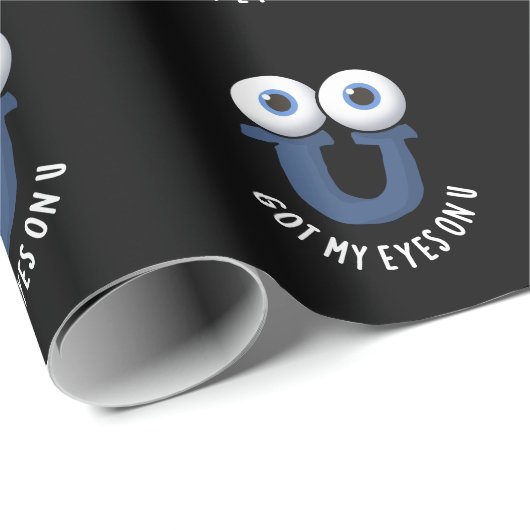 Got meine Augen auf U Funny Alphabet Puppe Dark BG Geschenkpapier (Rolleneckpunkt)
