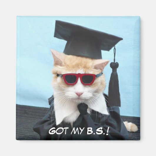 Got meine B.S.! Magnet (Vorne)