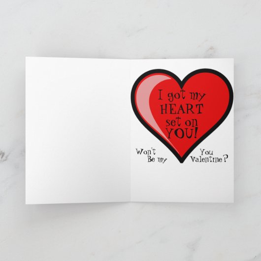 Got meinen HerzValentine Feiertagskarte (Innenseite)