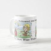 Got meinen Traumjob Kaffeetasse (Vorderseite Links)
