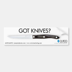 "Got Messer" Cutco Autoaufkleber