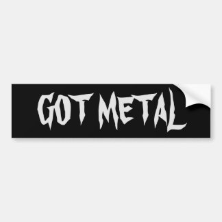Got Metal Autoaufkleber