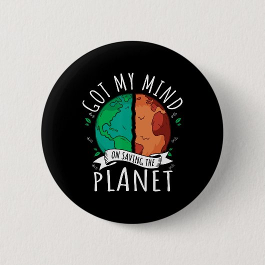 Got mir den Rett des globalen Klimawandels Button (Vorderseite)