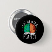 Got mir den Rett des globalen Klimawandels Button (Vorne & Hinten)