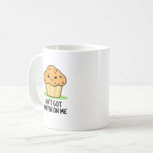 Got mir keinen Muffin-Pun Kaffeetasse (Vorderseite Links)