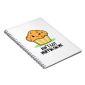 Got mir keinen Muffin-Pun Notizblock (Rechte Seite)