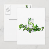 Got Mojitos? Postkarte (Vorne/Hinten)