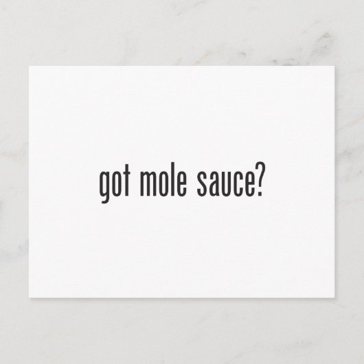 got-Moll-Sauce Postkarte (Vorderseite)