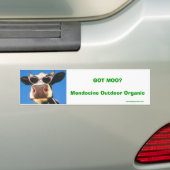GOT MOO? Mendocino Bio im Freien Autoaufkleber (Auf Auto)