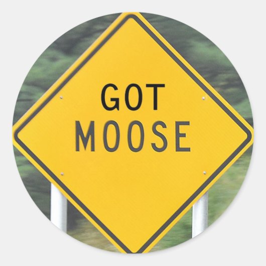 Got Moose - Aufkleber (Vorderseite)