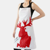 Got Moose von Neufundland Zolltarif niedliche Schü Schürze (InSitu)