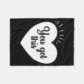 Got - Motivierend Lehrer Fleecedecke (Vorderseite (Horizontal))