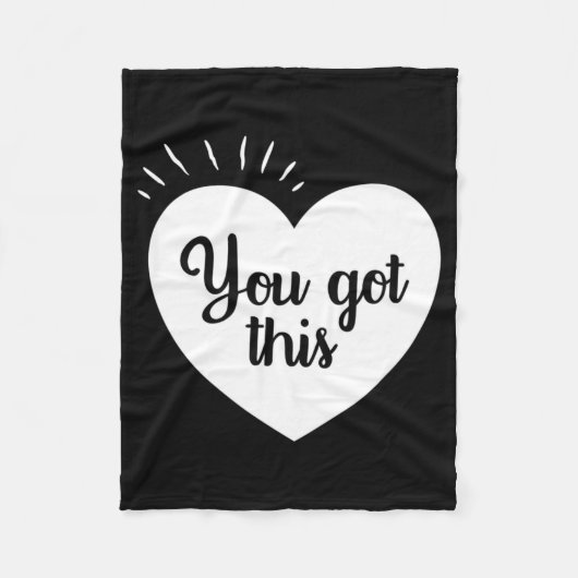 Got - Motivierend Lehrer Fleecedecke (Vorderseite)