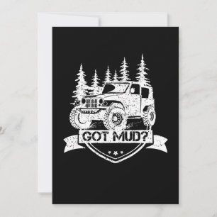 Got Mud Dirt Hill Off Racing Sports Road Geschenk Einladung