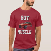 GOT MUSCLE CLASSIC CARS Graphic Design Novelty T-Shirt (Vorderseite)